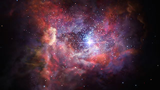 銀河形成のイメージ写真