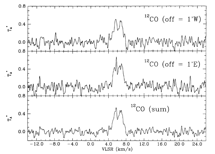 Radio spectrum from a gas disk