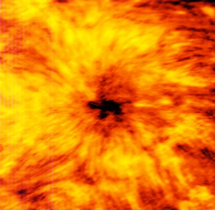 アルマ望遠鏡が撮影した太陽黒点
