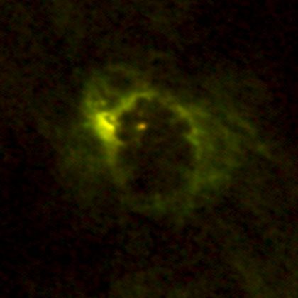 渦巻銀河M77の中央部