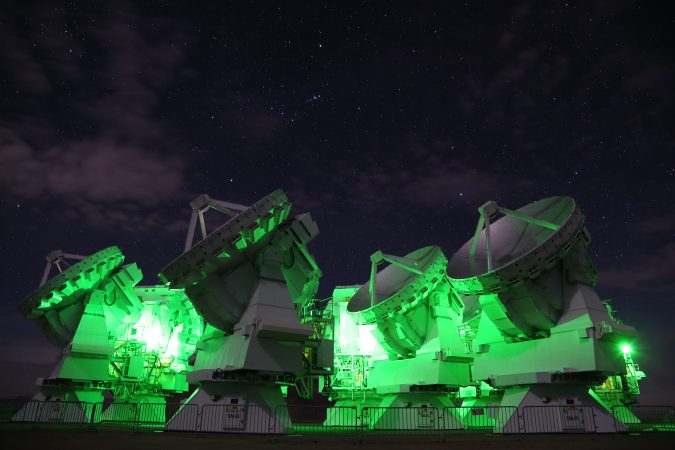 Orion above the Morita Array 