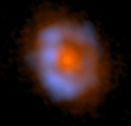 アルマ望遠鏡で観測したオリオン座V883星