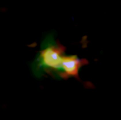 最遠の合体銀河B14-65666