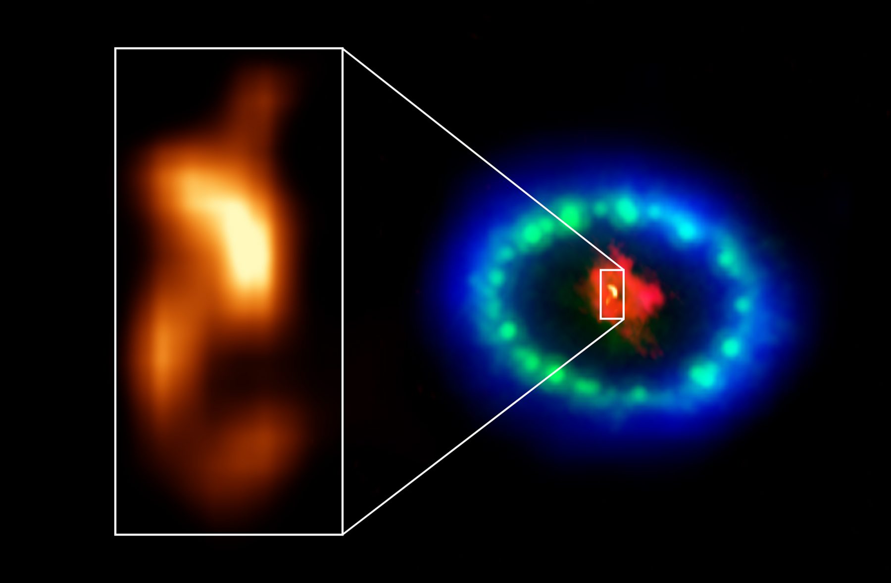 ニュース - アルマ望遠鏡、超新星1987Aで作られた中性子星の兆候を