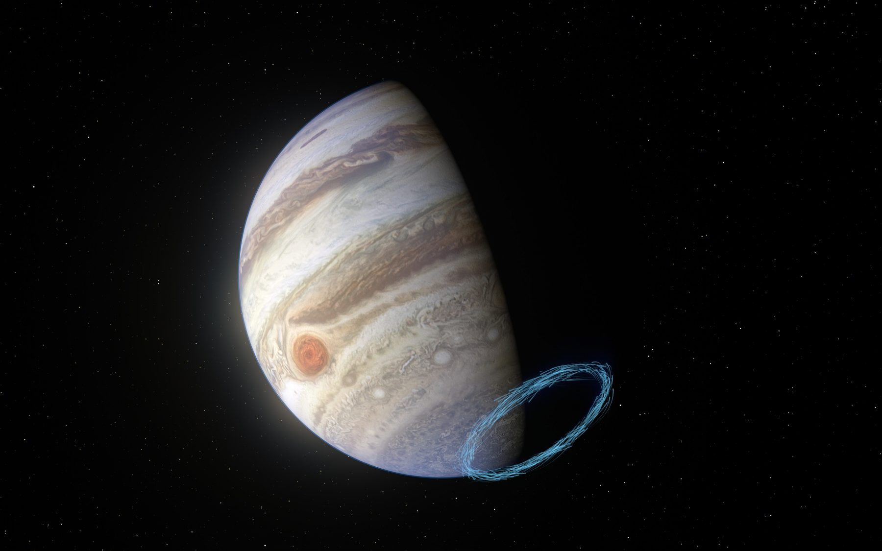 ニュース - アルマ望遠鏡、木星の成層圏に吹くジェット気流を初めて ...