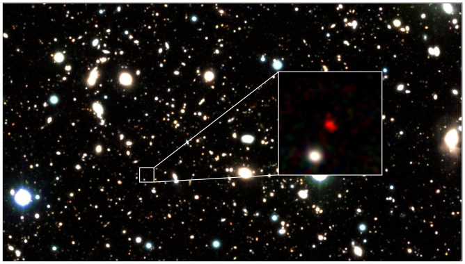 135億光年かなたの最遠方銀河の候補を発見
