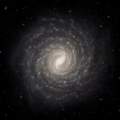 The New Face-on Image of Milky Way Galaxy