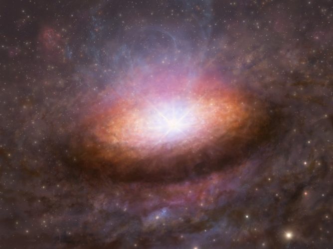 Discovery of ‘Hot Gas’ near a Supermassive Black Hole 12.9 Billion Years Ago: New Possibilities for Finding Hidden Black Holes in the Early Universe