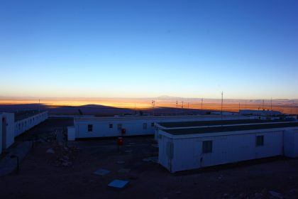 Salar de Atacama reflecting the morning sun