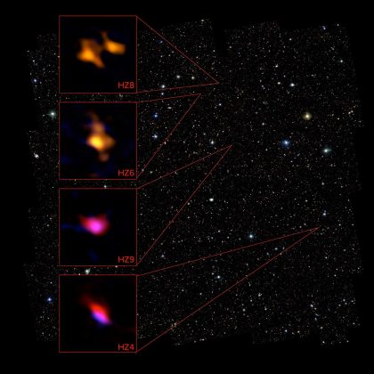 Distant galaxies in the COSMOS field