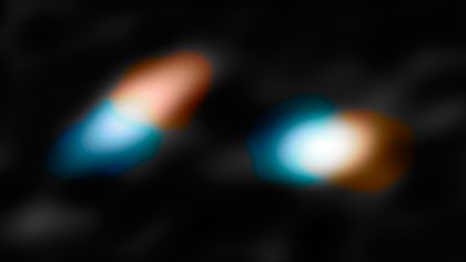 Planet-forming gas disks around HK Tauri A and B