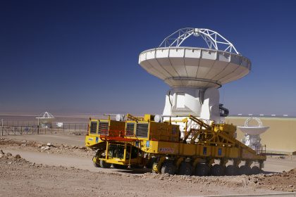 North American 12-m antenna carried by the transporter [01]