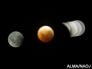 News - Total Lunar Eclipse - ALMA