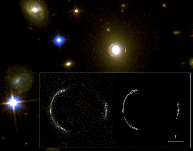 ALMA uses 'Natural Telescope' to Image Monstrous Galaxy near the Edge of the Universe